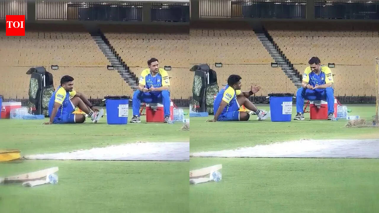 MS Dhoni signs, Sanju Samson refuses — CSK's new star wins hearts with classy gesture - WATCH | Cricket News