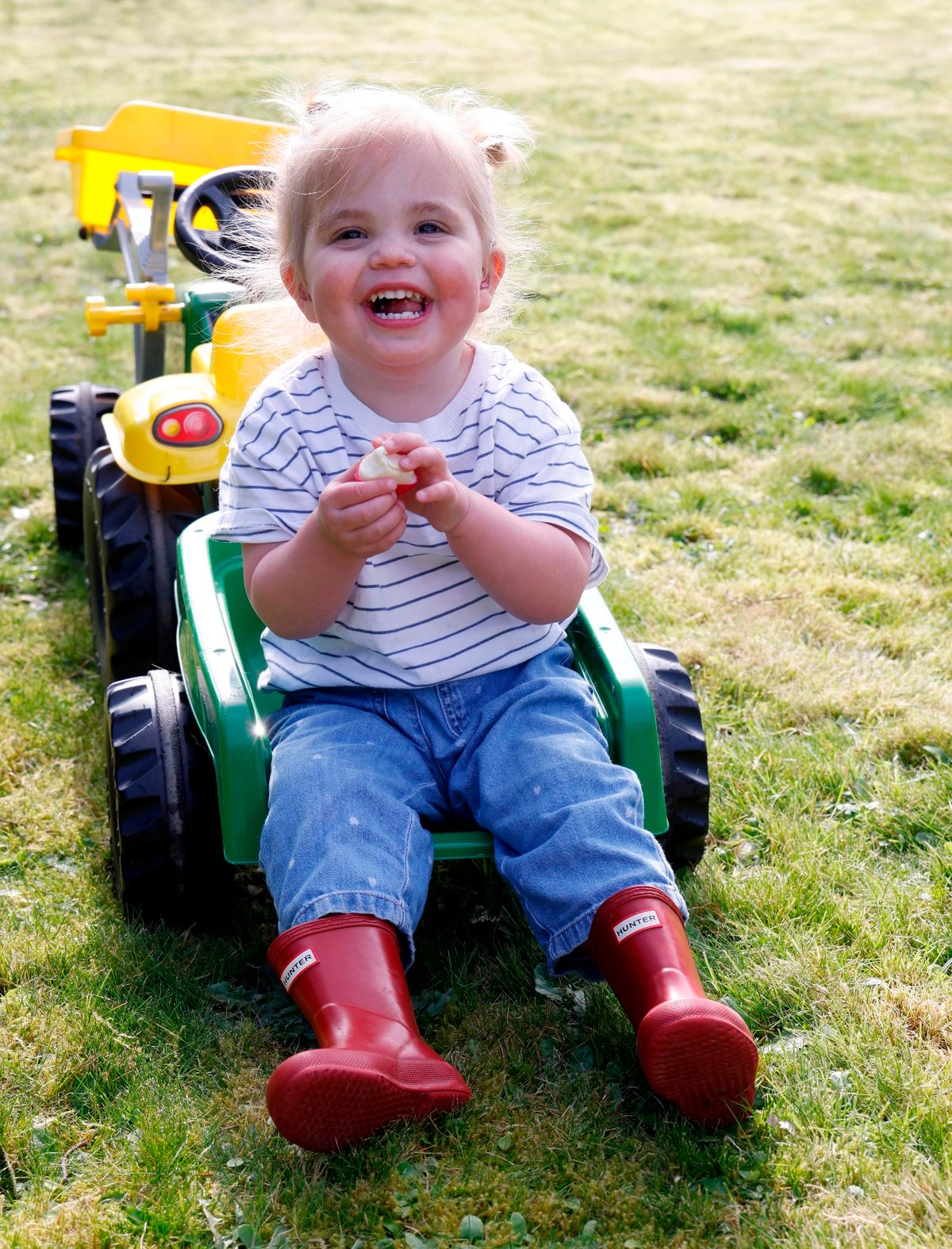 Gus And Emily Forrester.Pictured With Their Daughter Leni Forrester
