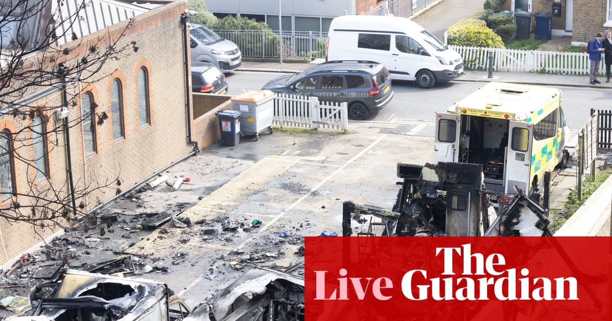 Counter-terror police investigating after ‘horrific antisemitic attack’ on Jewish charity’s ambulances – as it happened | UK news