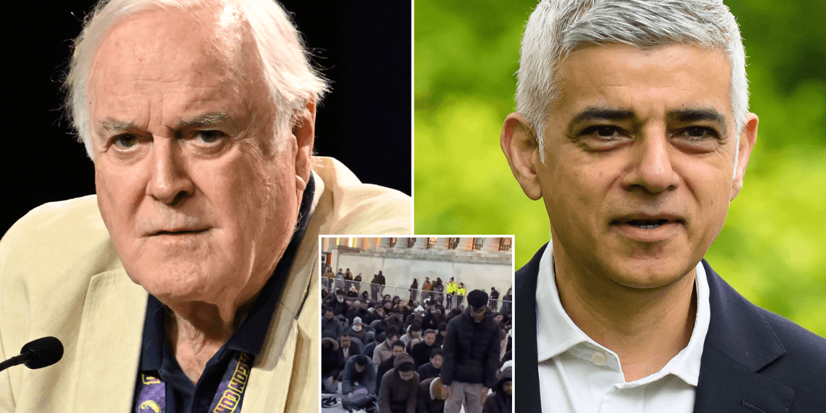 John Cleese hits out at 'silly little man' Sadiq Khan over Trafalgar Square iftar defence