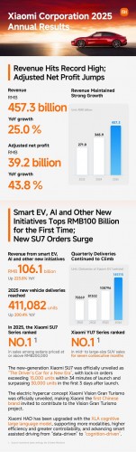 Xiaomi financial report for 2025