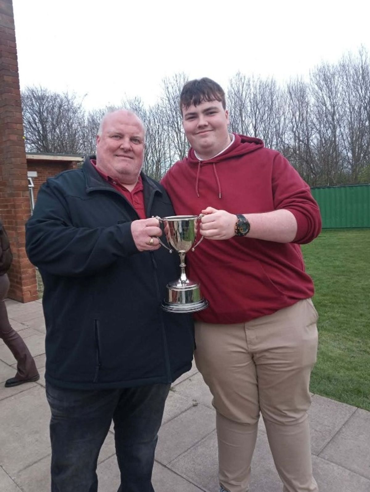 Jack Bolam with his dad Stephen