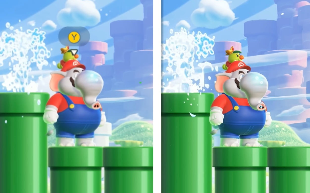 Video: Super Mario Bros. Wonder Side-By-Side Graphics Comparison (Switch & Switch 2)