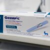 A box of Ozempic at a pharmacy in Los Angeles on Aug. 6, 2025.