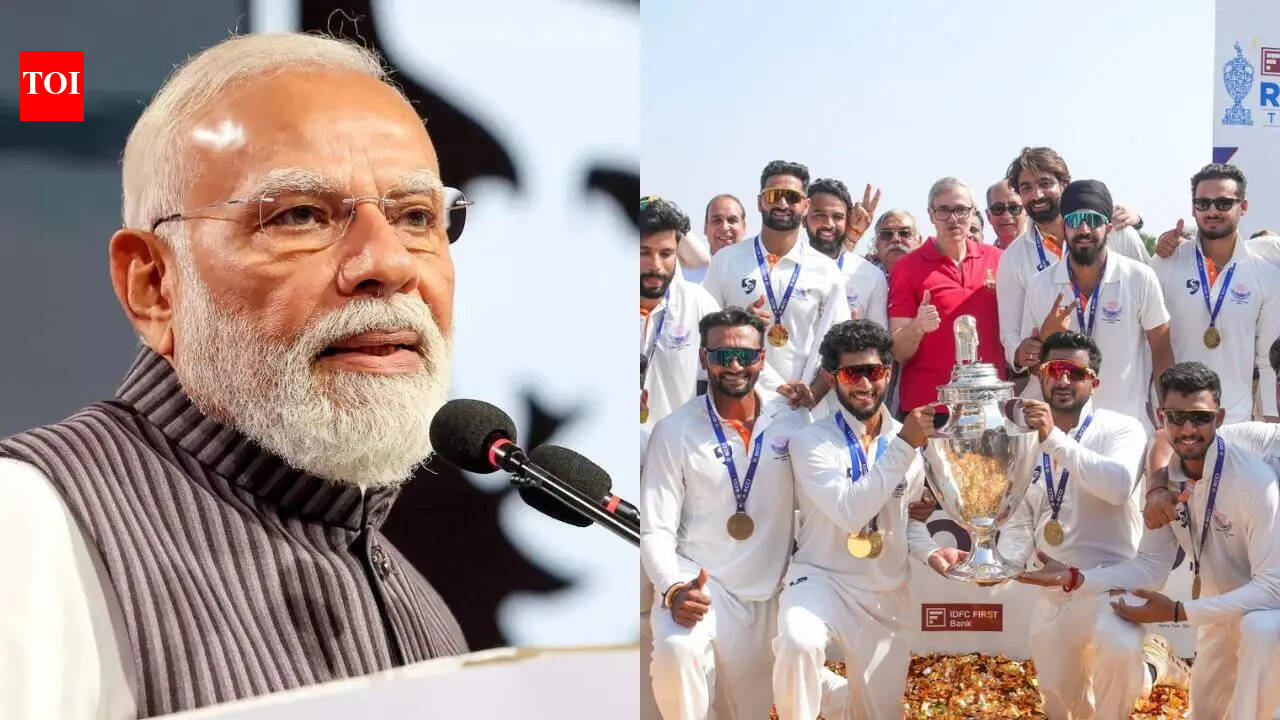 'A long wait of nearly seven decades': PM Modi hails J&K's historic Ranji Trophy win | Cricket News