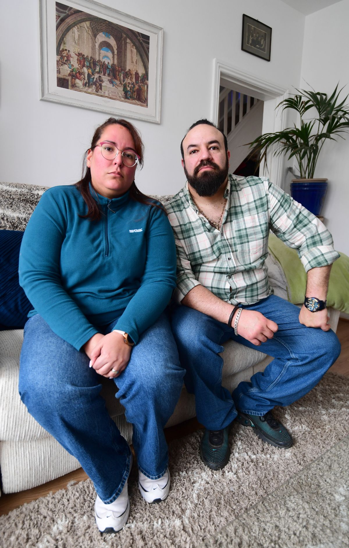 Jennifer and Marco Giulianelli whose son was allegedly assaulted in Springfield Park