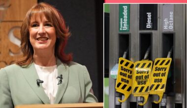 Petrol and diesel prices prompt calls for Rachel Reeves to cut fuel duty as businesses face 'collapse'