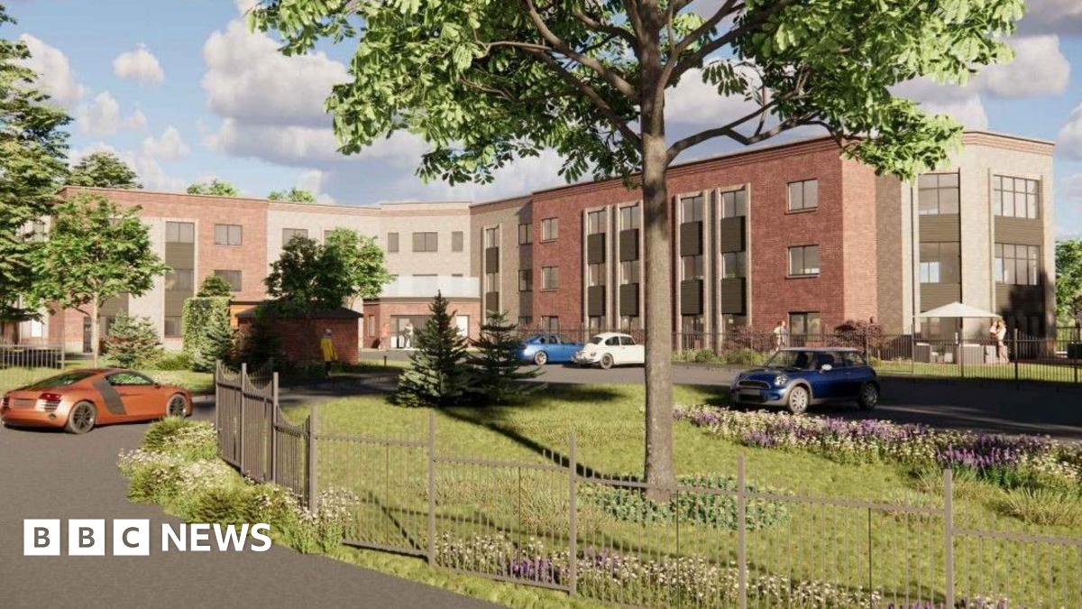 An artist impression of a care home in Derby
