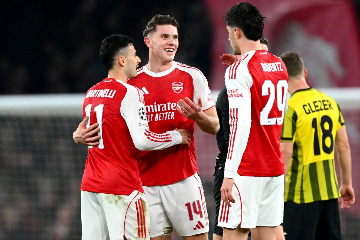 Arsenal sealed top spot in the Champions League with a perfect record