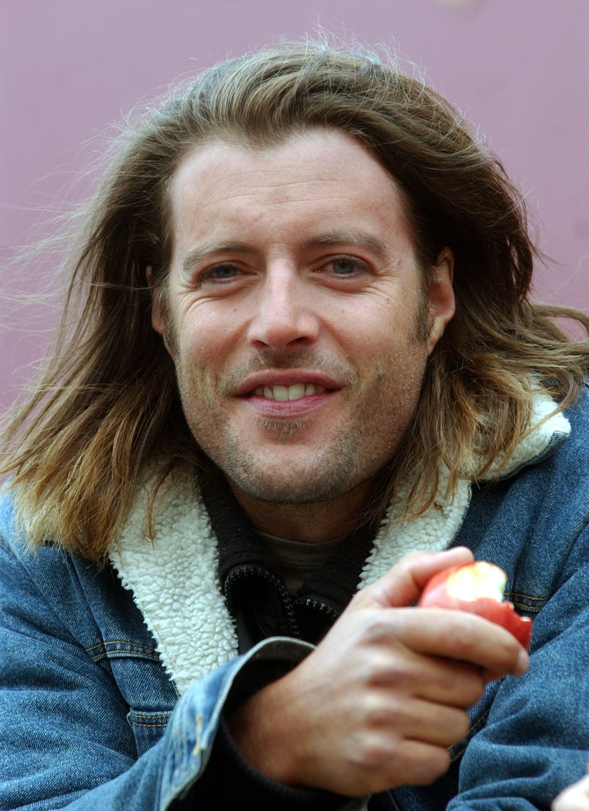 Dan at a photocall to promote Snow White and the Seven Dwarfs pantomime in 2012 in the Midlands