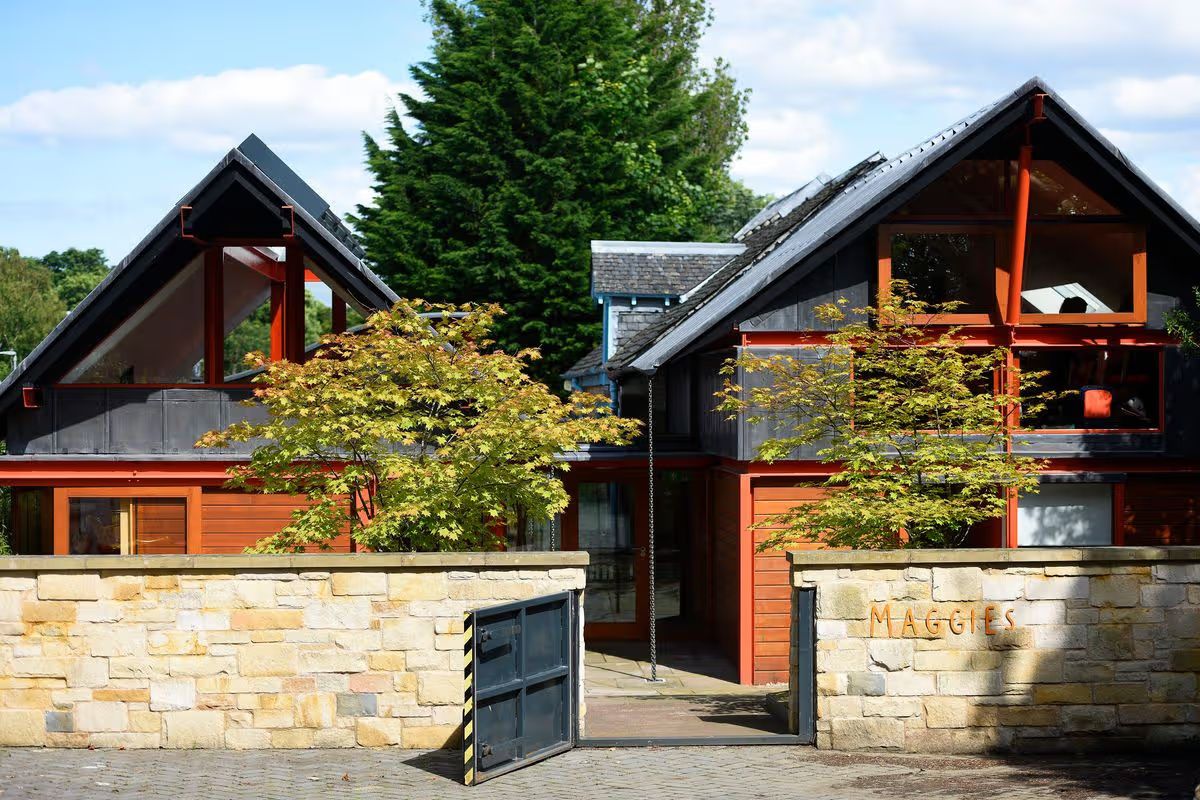 He received car at Maggie's - located within the grounds of the Western General Hospital.