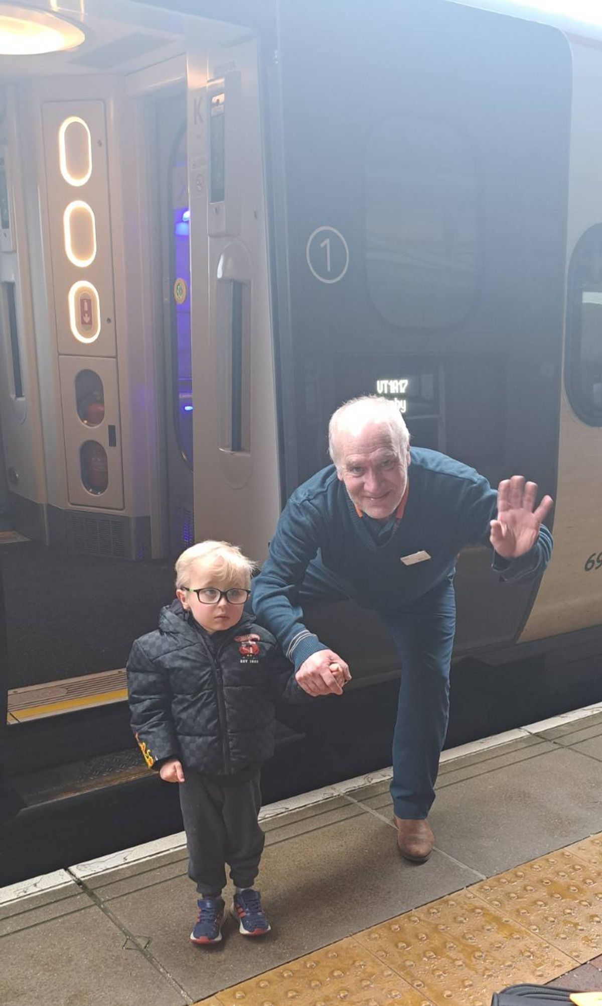 EMBARGOED TO 1800 WEDNESDAY MARCH 18 Undated handout photo issued by Sense of Zack travelling to set with his train assistant. Five-year-old Harvey Hind, from Clitheroe, Lancashire, has made his acting debut on BBC One's EastEnders. Deafblind Harvey Hind featured in Wednesday night's episode of the long-running soap, with his mum Kimberly saying she hopes it shows other disabled children they can achieve anything. Issue date: Wednesday March 18, 2026.