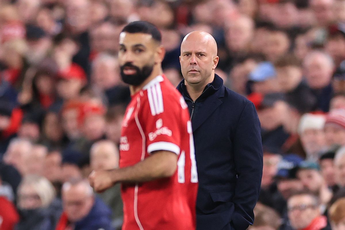 Arne Slot and Mo Salah