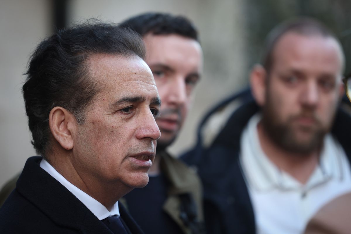 Dr Sanjoy Kumar, the father of Grace O’Malley-Kumar pictured outside Mary Ward House in Tavistock Place, London