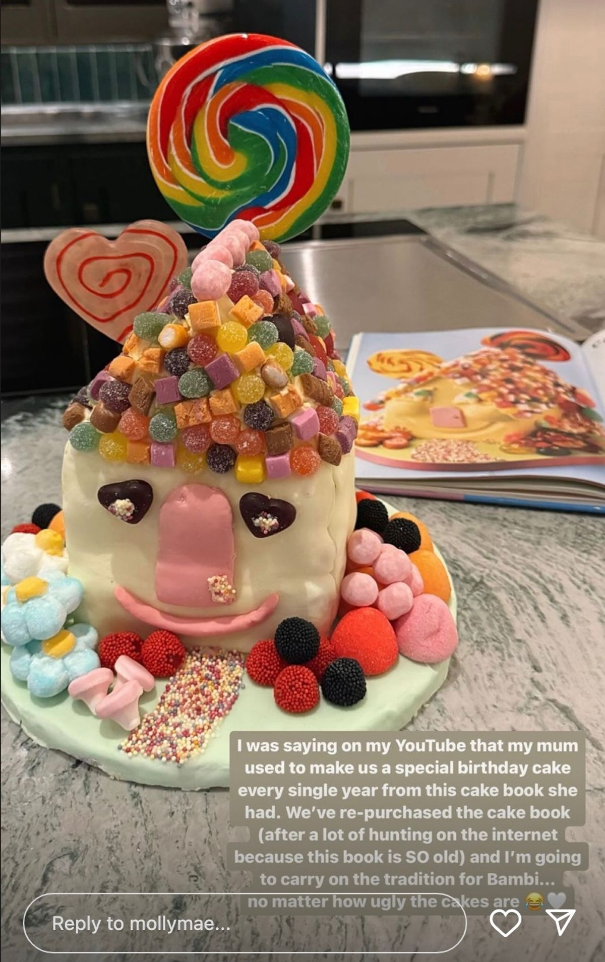 Molly mae's daughter Bambi's 2nd birthday cake