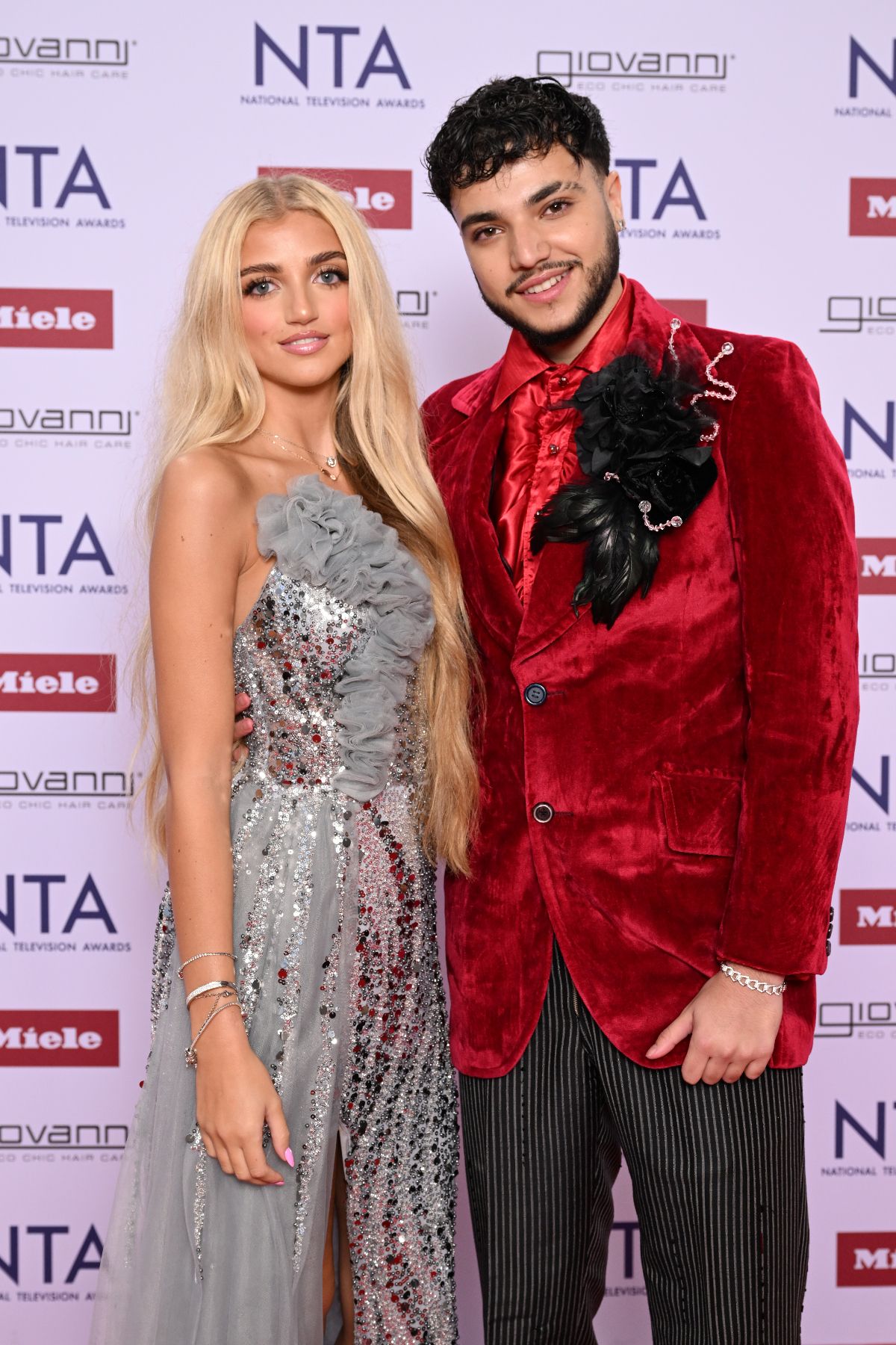 princess and junior on red carpet at. ntas