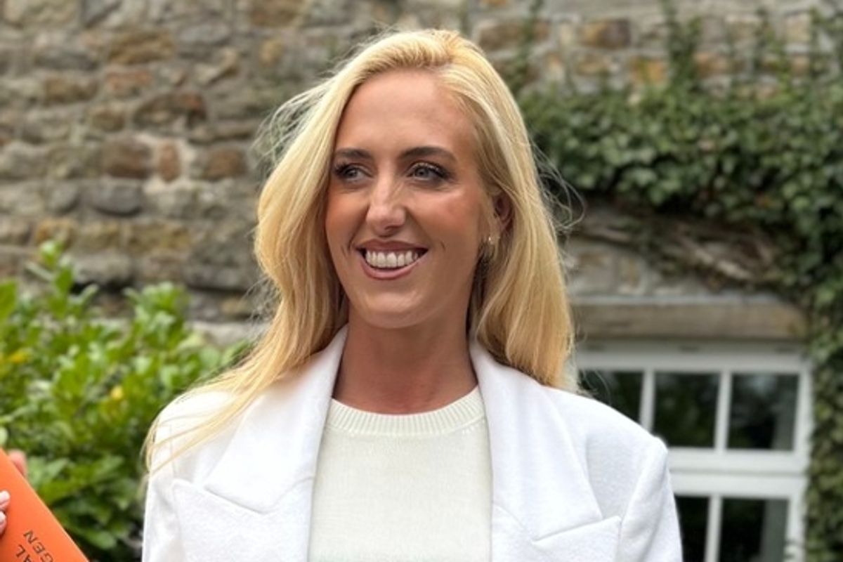 Paris Fury in a white outfit