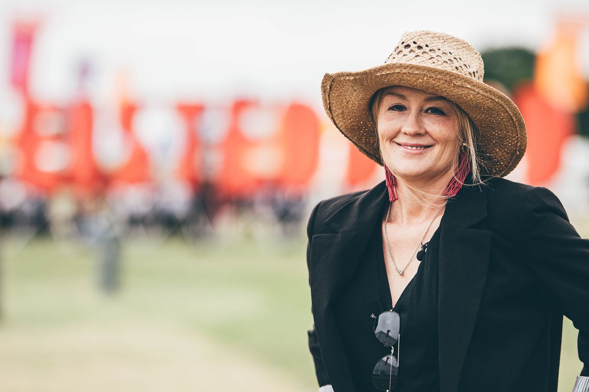 Maxine at the 2025 National Eisteddfod in Wrexham