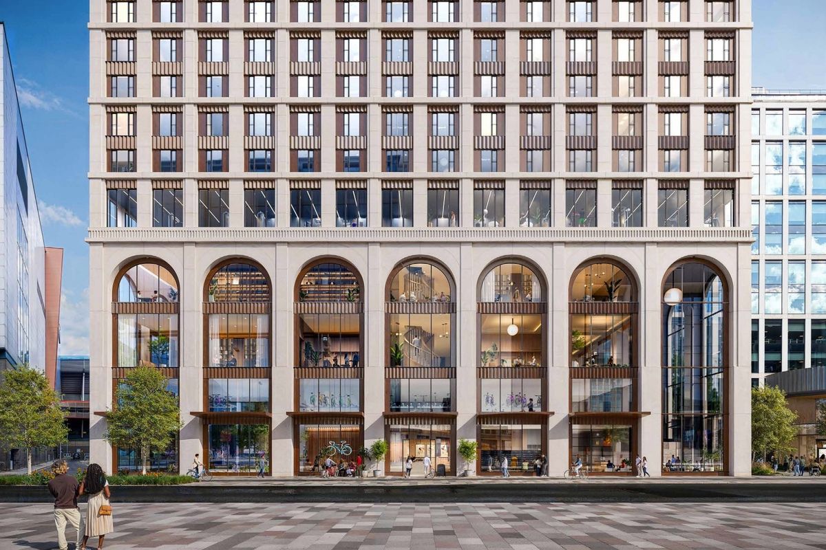 The first floors of the super-structure