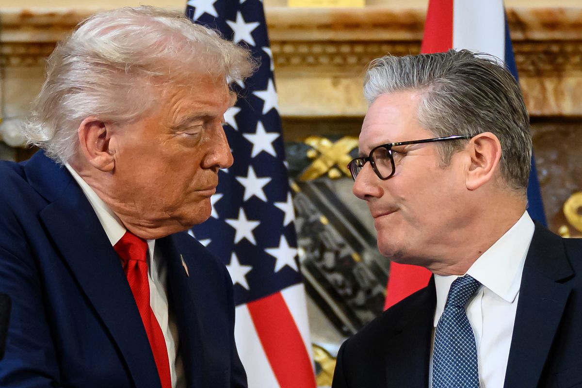 Relations have been tense between Trump and Keir Starmer in recent weeks