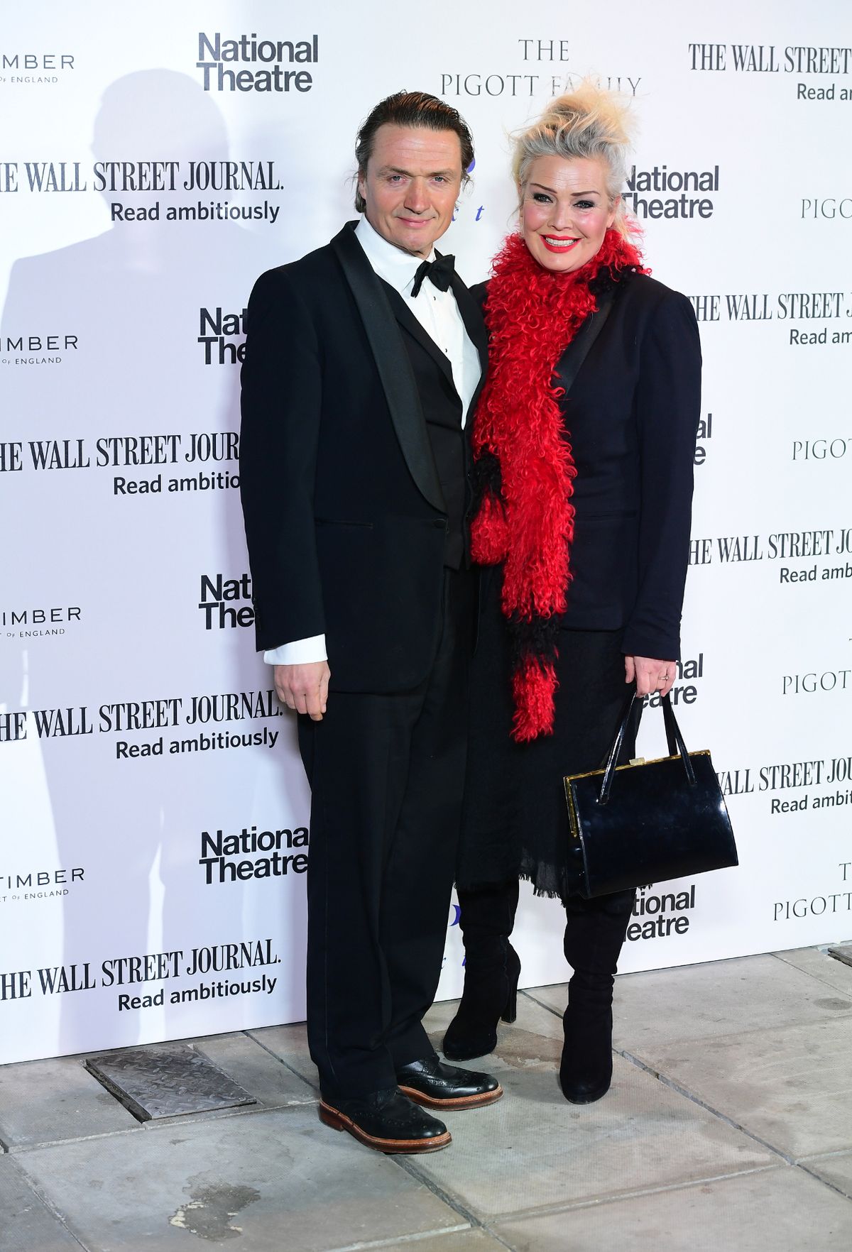 kim wilde and hal fowler on red carpet at southbank