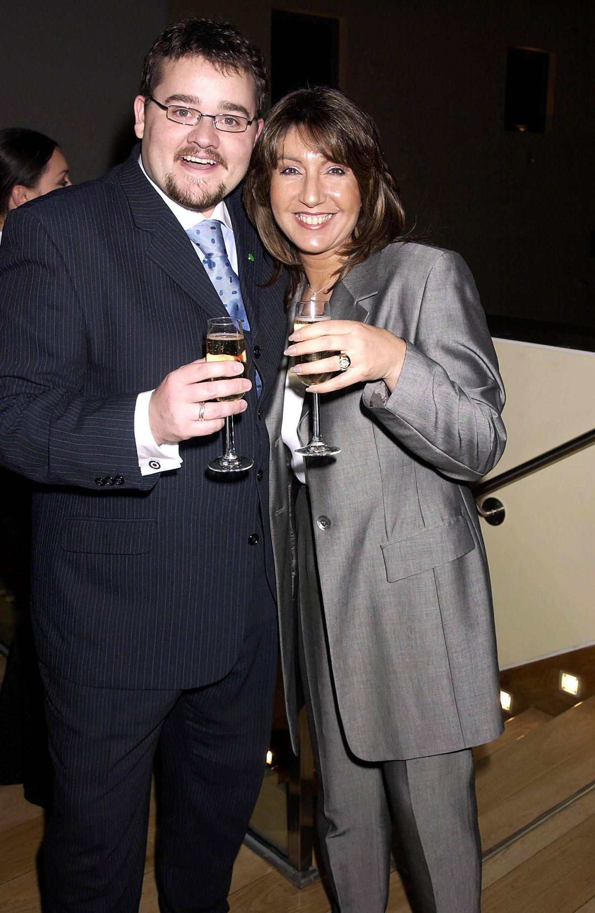 UNITED KINGDOM - APRIL 09:  Jeremy Spake & Jane Macdonald, Whsmith Book Awards 2002, At The Great Eastern Hotel, Liverpool St, London  (Photo by Dave Benett/Getty Images)