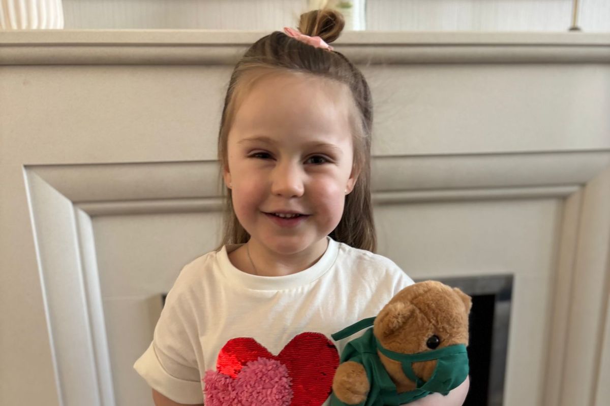 Isabella Brown, five, from South Shields, has Turner Syndrome