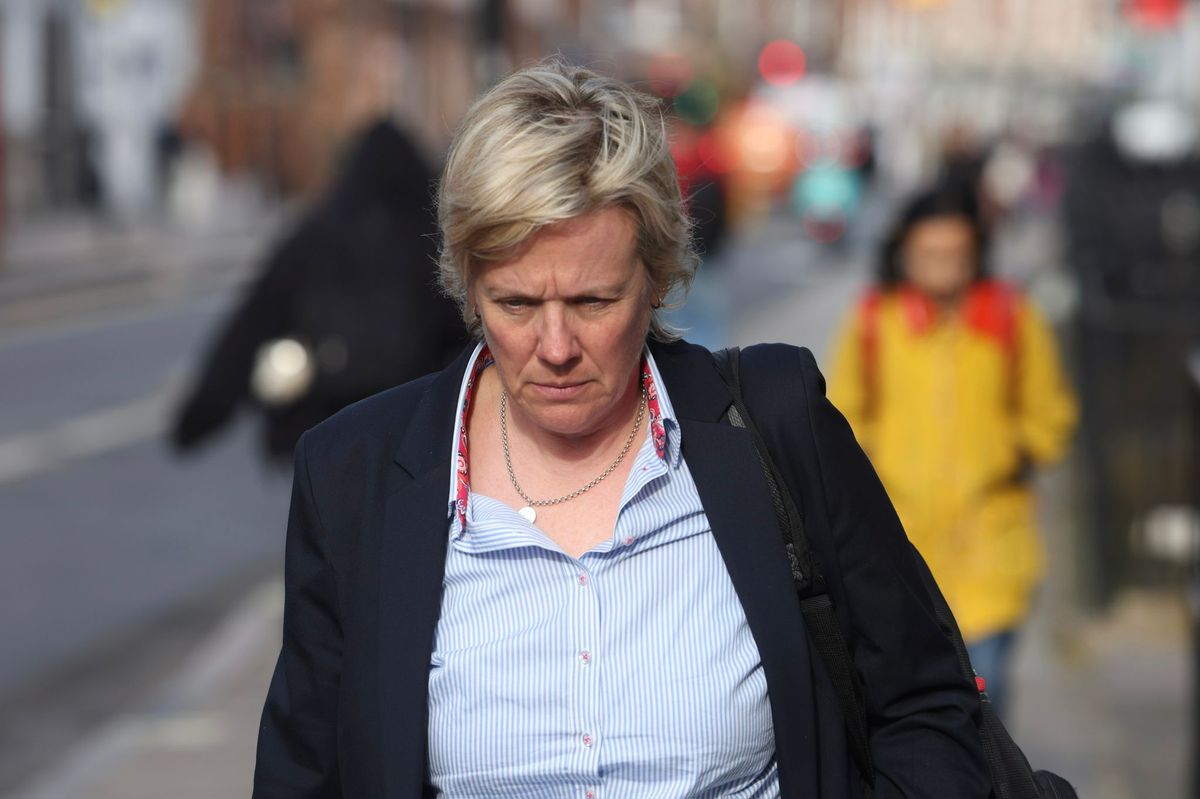 Chief Constable Kate Meynell leaves Mary Ward House after giving evidence to the public inquiry on Friday, March 20