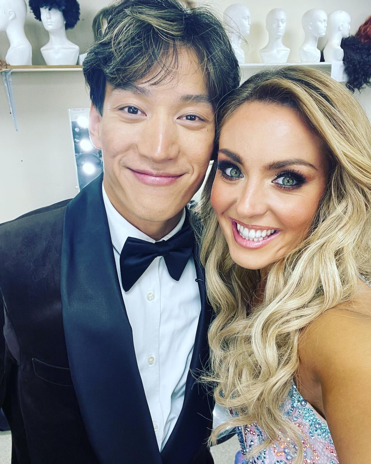 Amy is now preparing to head on tour with fellow Strictly dancer and close friend Carlos Gu