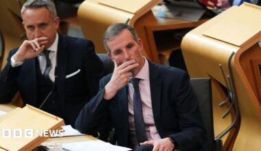 Scottish Liberal Democrat MSP Liam McArthur whose Assisted Dying Bill is making its way through the Scottish Parliament, on the way to Topical Questions