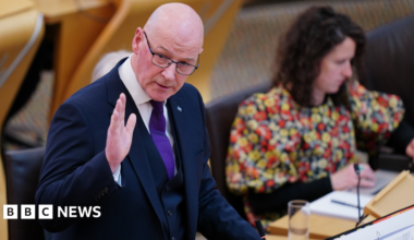 Scottish government’s record challenged in final FMQs ahead of May’s election