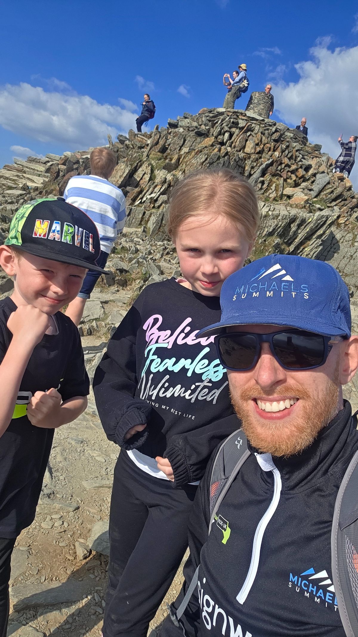 Michael hopes to inspire his children by becoming the first deaf British man to climb Everest