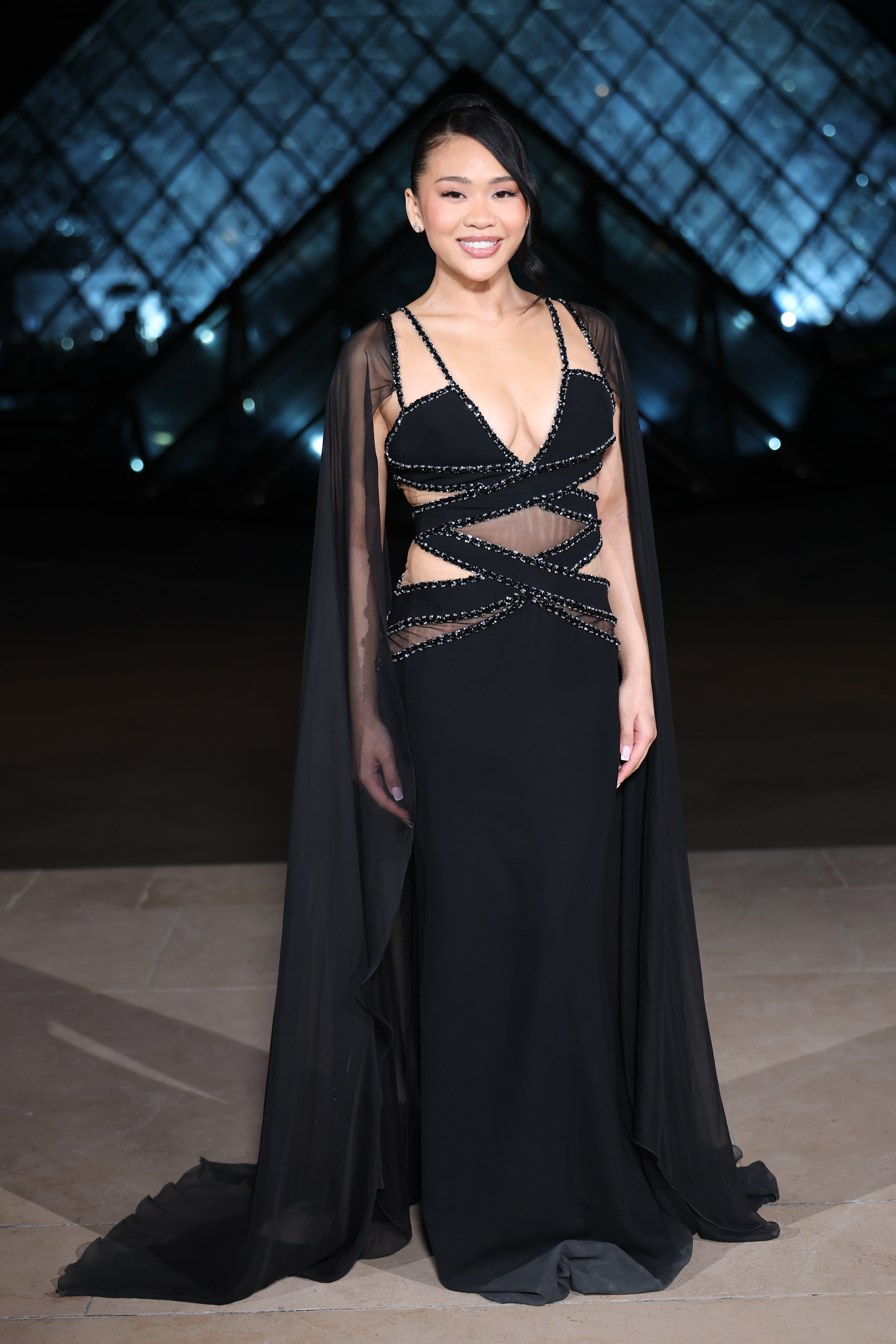 Suni Lee at the Grand Dîner du Louvre