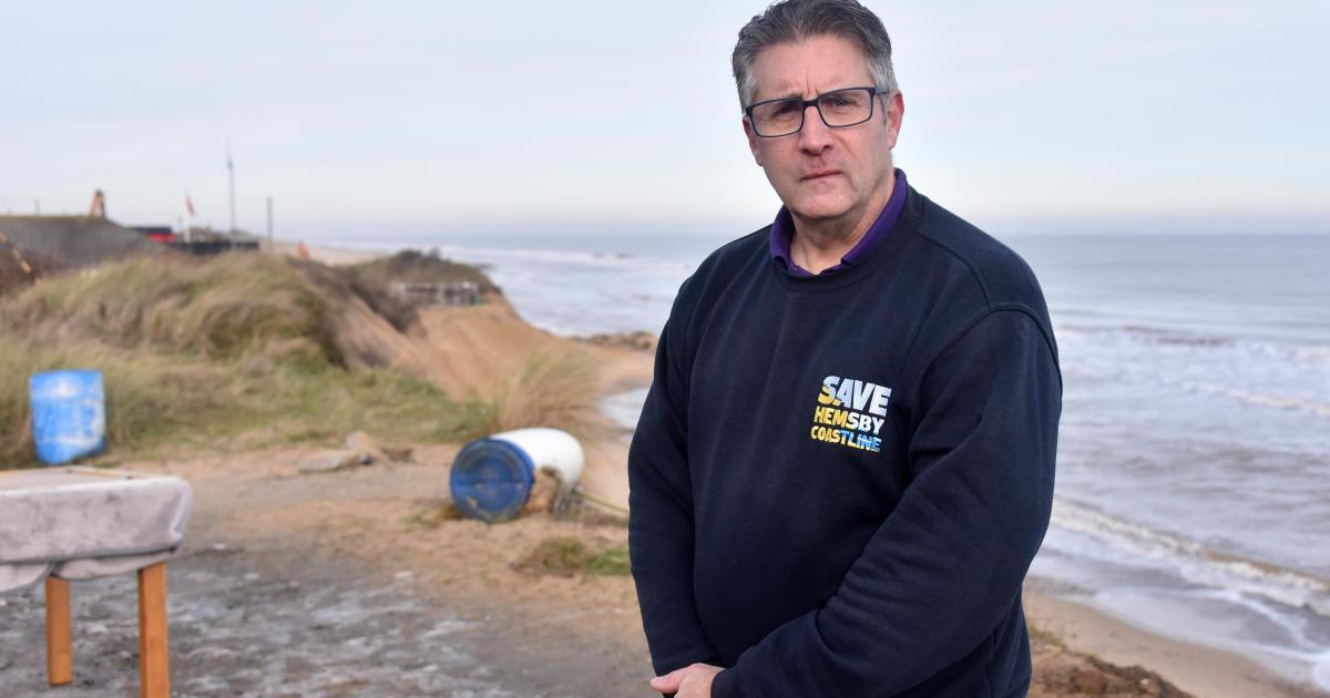 Hemsby erosion sees only three homes left on dunes
