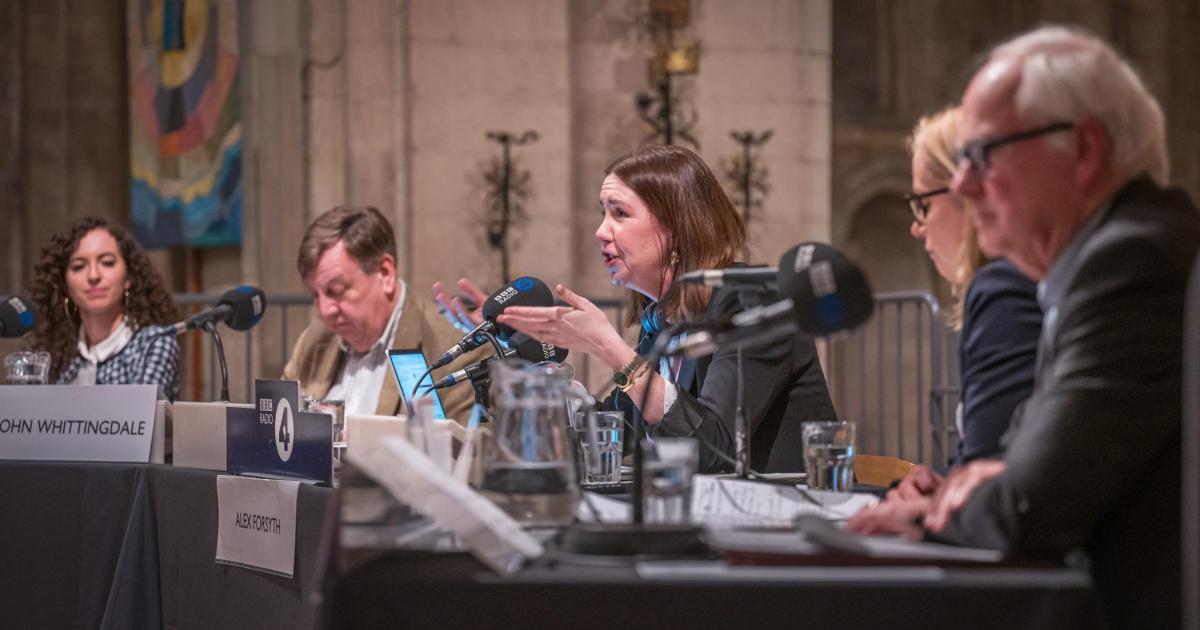 BBC Radio 4 Any Questions? broadcast from Norwich Cathedral