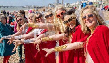 Brighton beach hosts Big Swim 2026 with hundreds of women