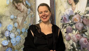 Yana Barabash unveils art exhibition at Dimbola Museum Isle of Wight