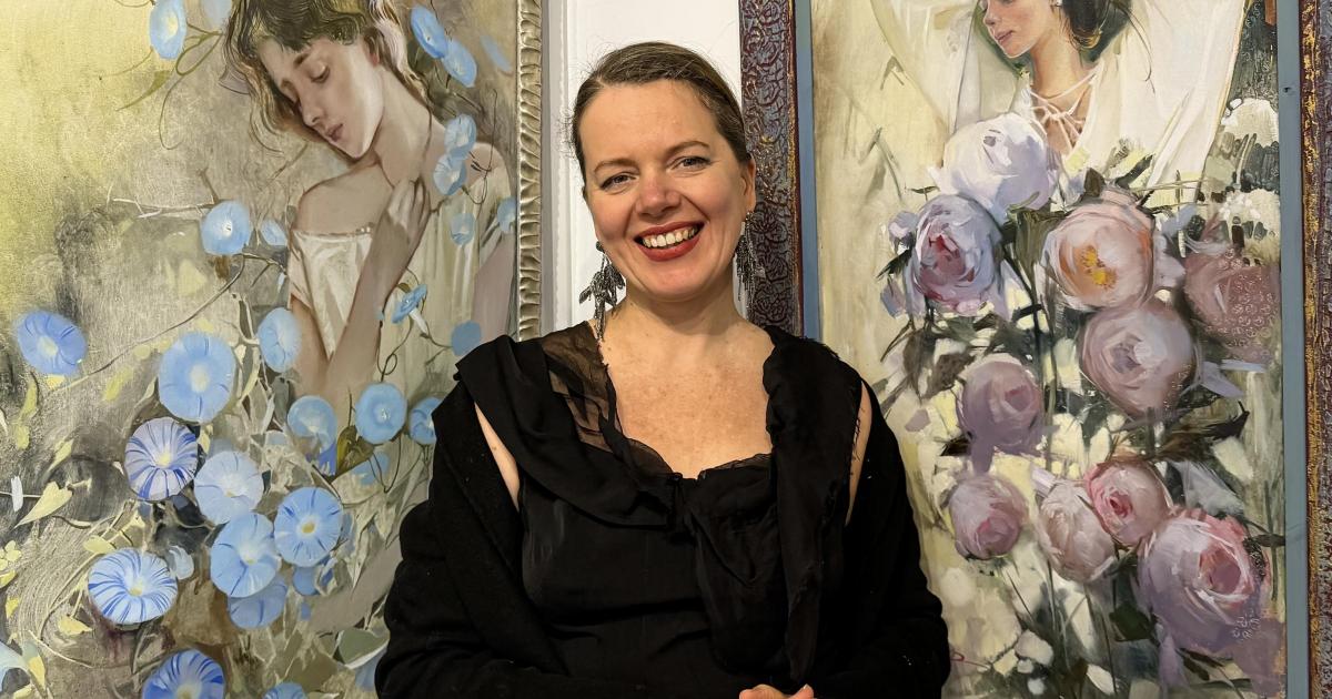 Yana Barabash unveils art exhibition at Dimbola Museum Isle of Wight