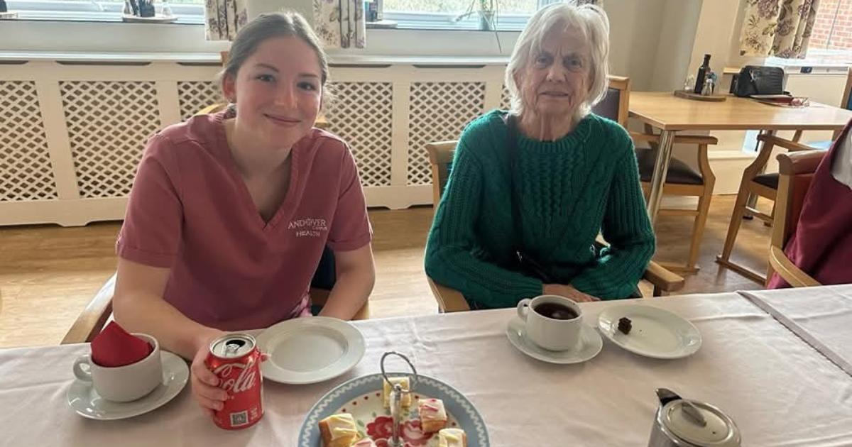Bemerton Lodge celebrates student's journey into nursing