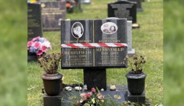Buster Merryfield's grave cordoned off over safety concerns