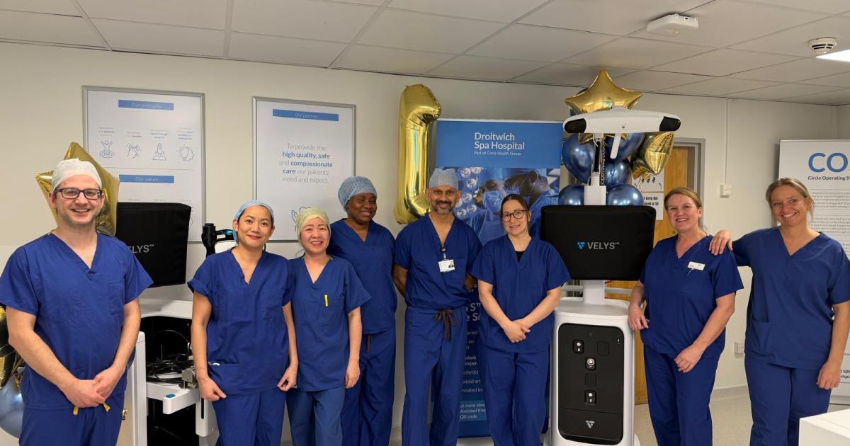 Droitwich hospital performs first VELYS robotic knee surgery