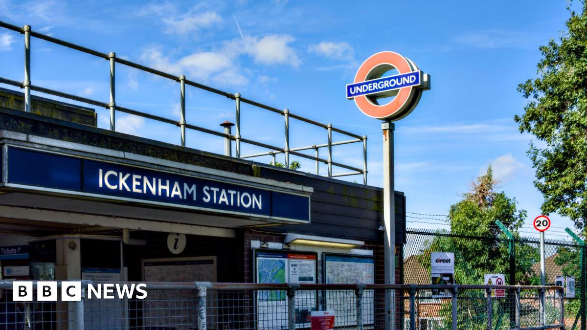 Exterior of Ickenham Underground Station