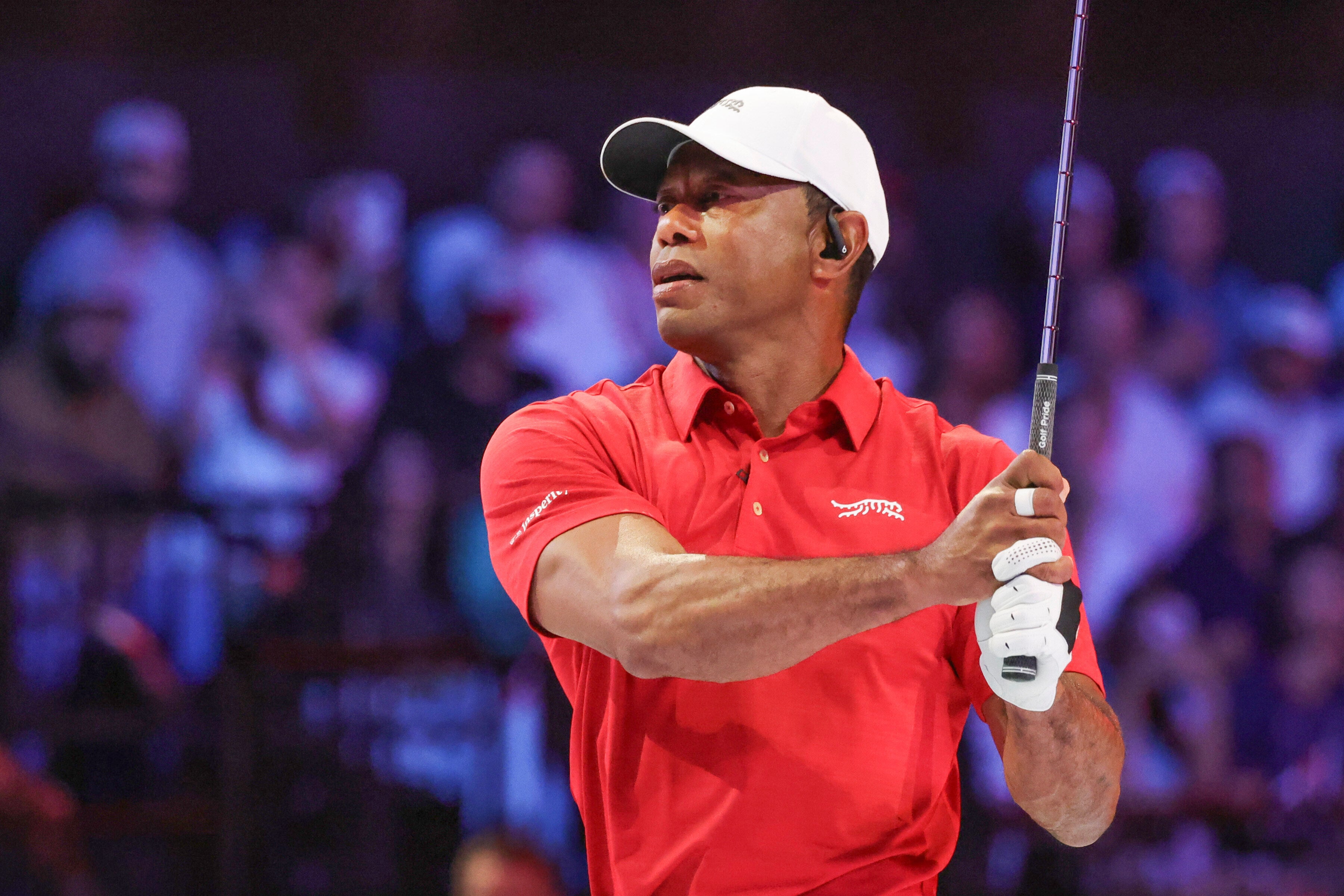Woods has only just returned to competitive action for the first time in over a year (Reinhold Matay/AP)
