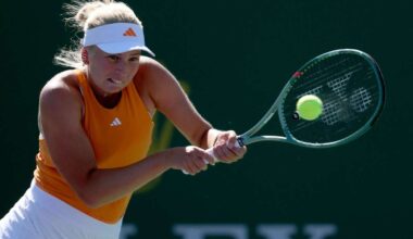 Twenty-eight aces not enough for Tauson in defeat against unsung young Australian