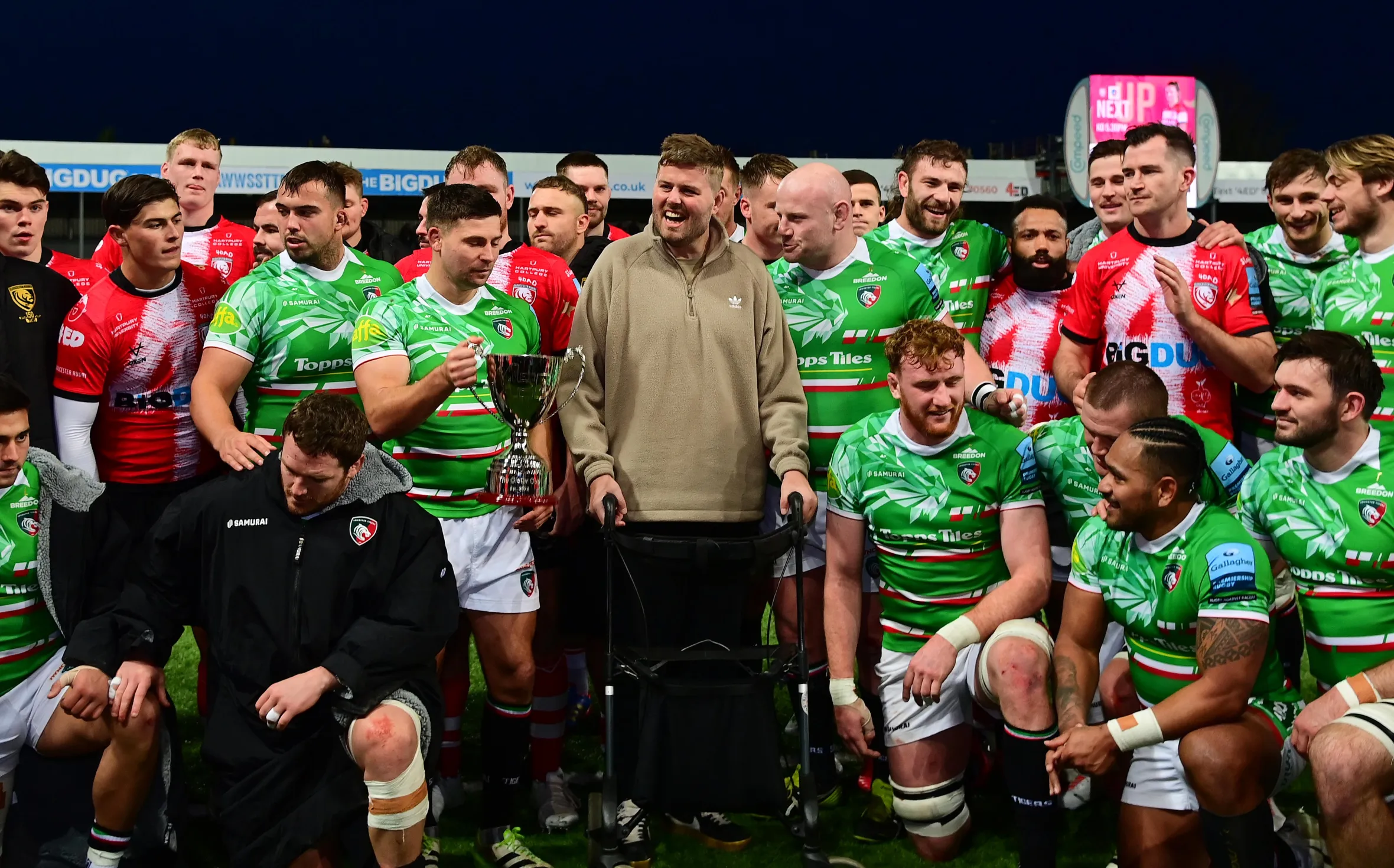 Gloucester Rugby v Leicester Tigers, Gallagher Premiership Rugby, Kingsholm Stadium, Gloucester, UK - 25 Nov 2023