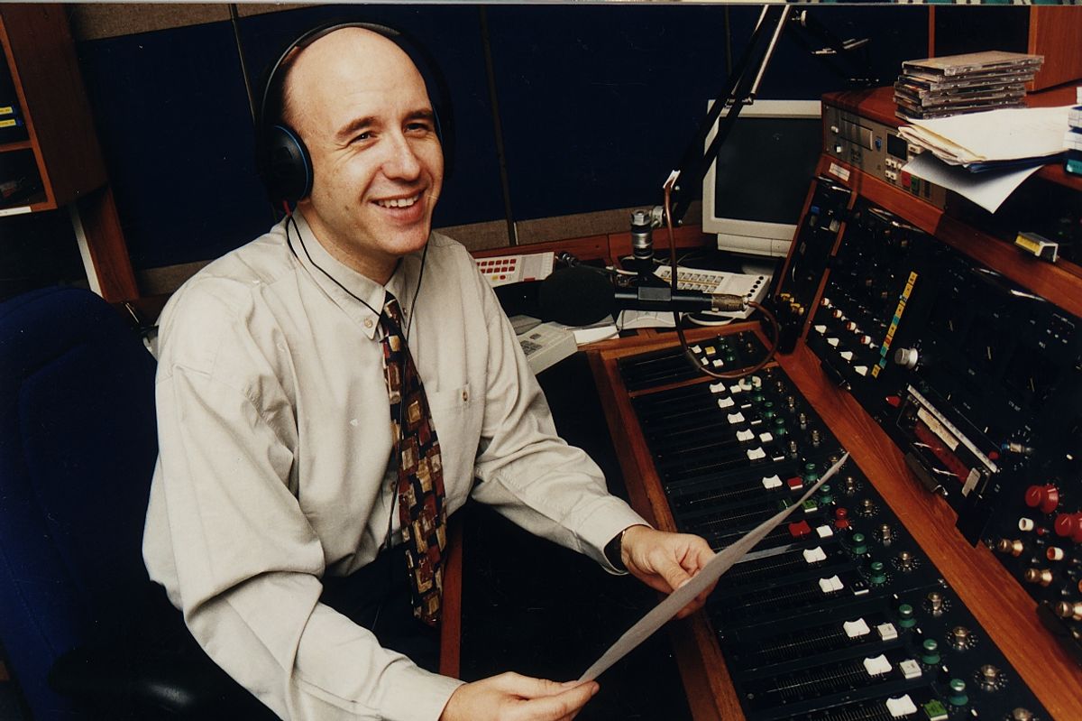 Martin Ballard, believed to be the longest-serving stadium announcer in the Premiership