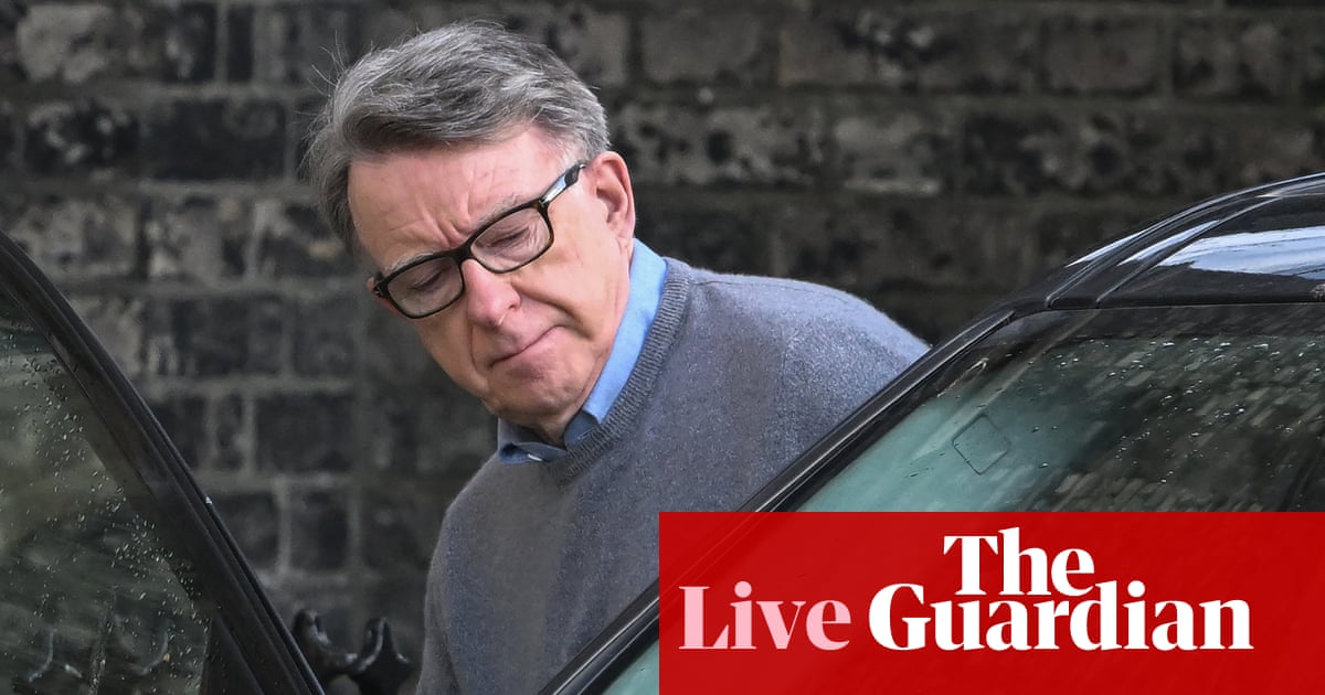 Mandelson due diligence report raised ‘serious questions’, minister admits – UK politics live | Politics