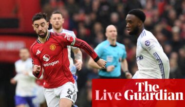 Manchester United v Aston Villa: Premier League – live | Premier League