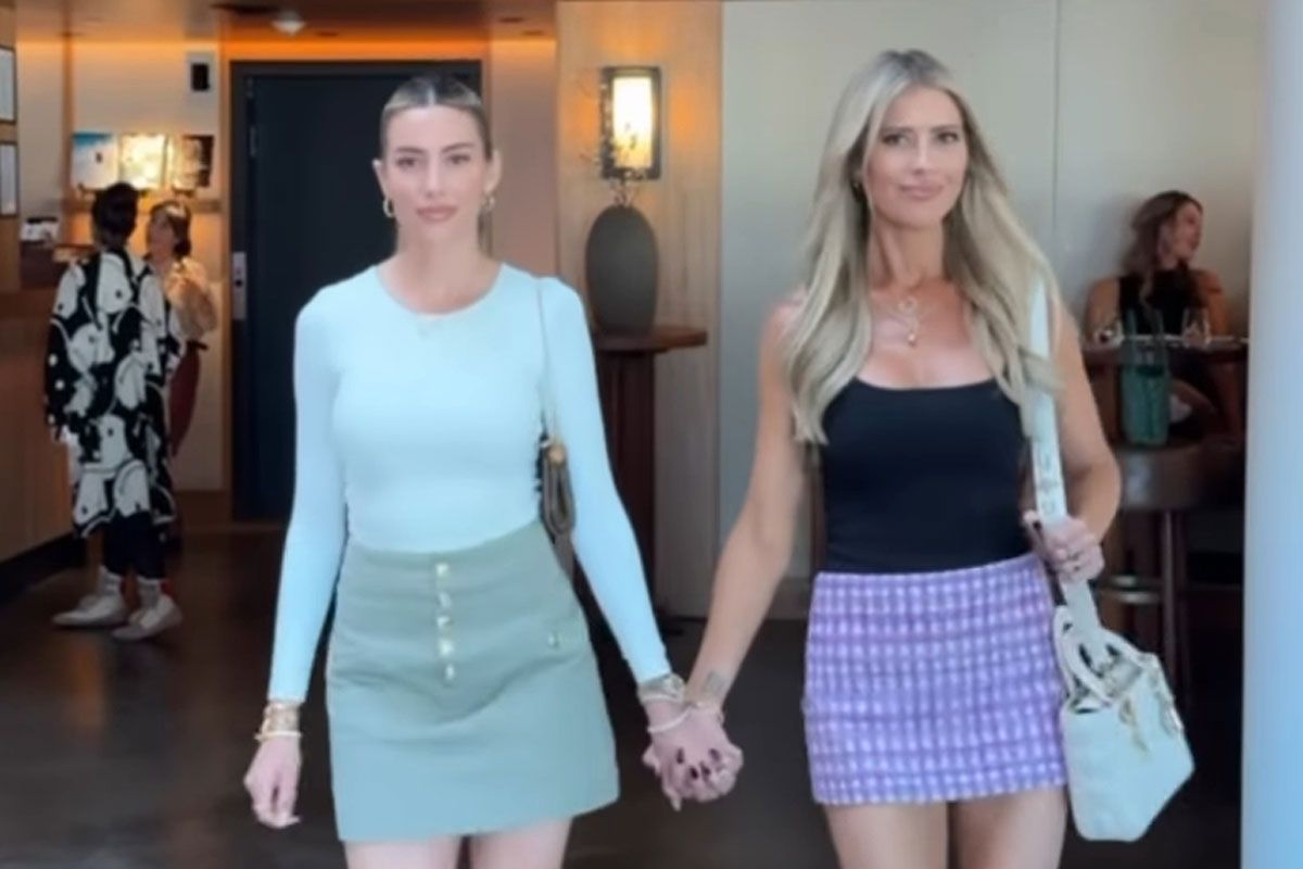 Heather Rae El Moussa and Christina Haack Prove They Can 'Co-Parent and Co-Party' While Holding Hands on Double Date