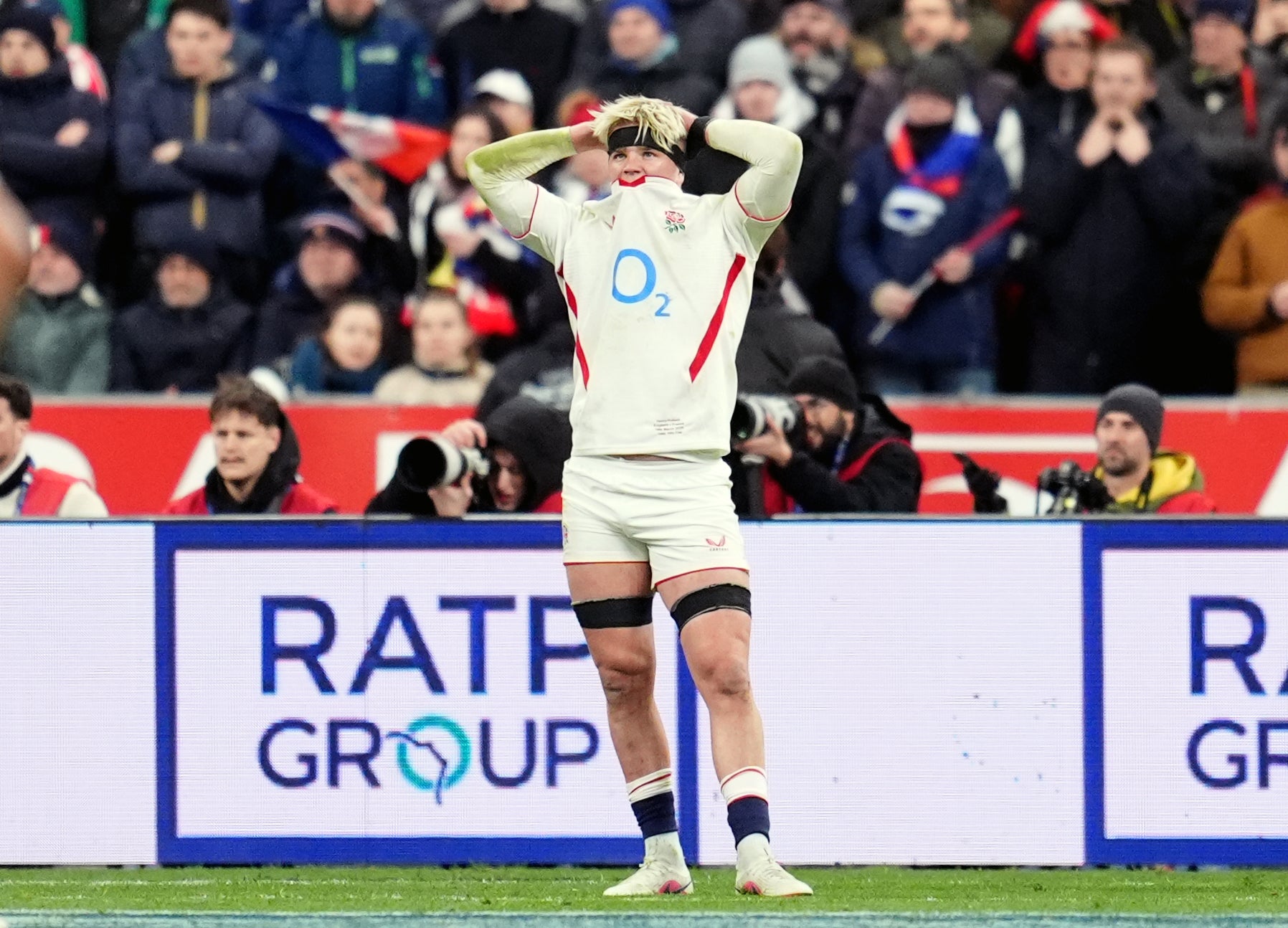 England went close to a statement victory in Paris (Adam Davy/PA)